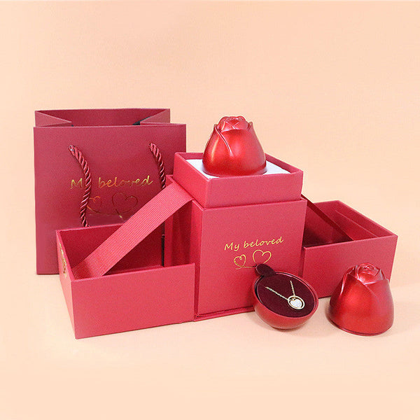 Romantic Lifting Rose Jewelry Gift Pack