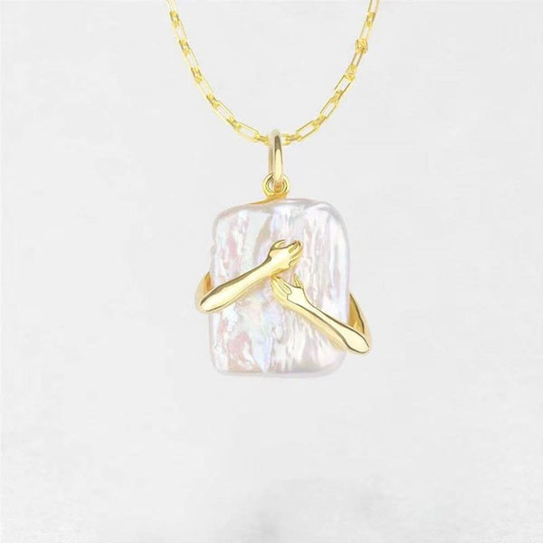 Love Embrace Necklace - Sometimes All We Need Is A Hug | Low Stock